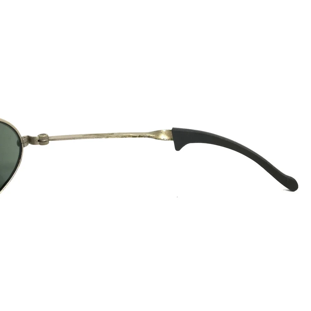 Vintage B&L Ray-Ban Sunglasses Orbs W2178 Polished Pewter Oval Bausch & Lomb